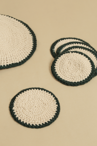 Crochet Placemat & Coaster - Set of 5