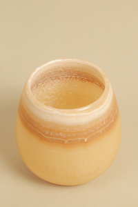 Alabaster Candle Holder