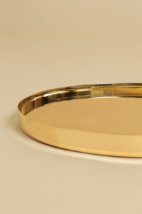 Brass Cup & Tray Set