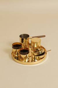 Brass Sugar Canister & Spoon